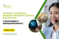 Asystent/ka wsparcia sprzedaży zdalnie